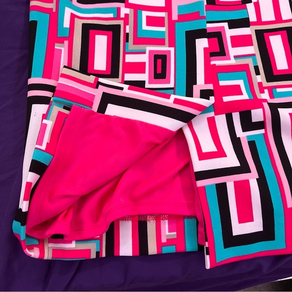 Kasper Midi Length Tutu Pink Multi Pencil skirt - Size 6 - Picture 9 of 10